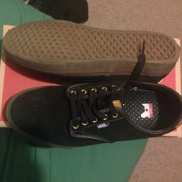 Chima ferguson pro vans. black/gum/gold Mensize10