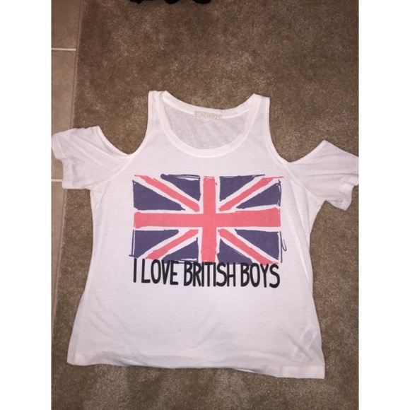 "I love British Boys" top