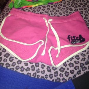 Abercrombie and Fitch pink shorts