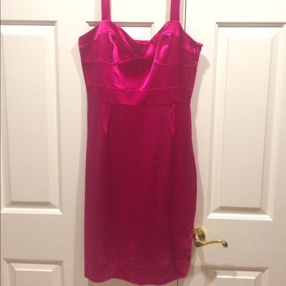 Diane Von Furstenberg Pink Silk Bodycon Size 12