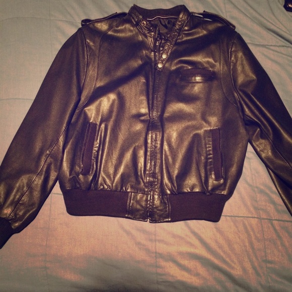 Leather jacket , Real Leather size M.