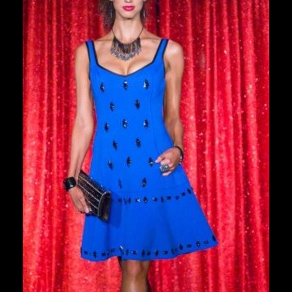 Tracy Reese Blue Neoprene dress
