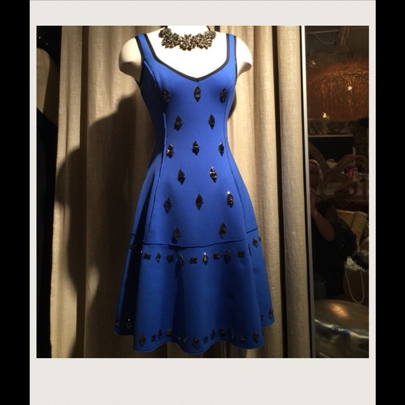 Tracy Reese Blue Neoprene dress