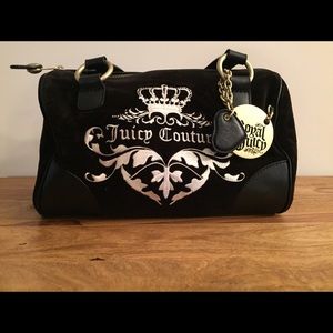 Juicy Couture velvet handbag