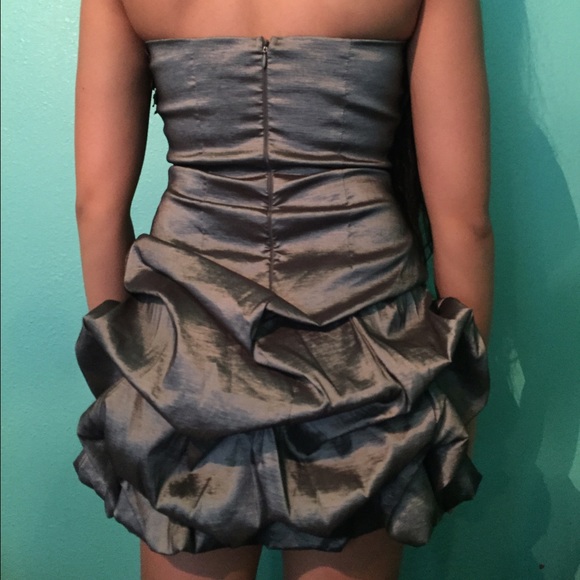 Floral Mesh Night Out Dress - Picture 3 of 3