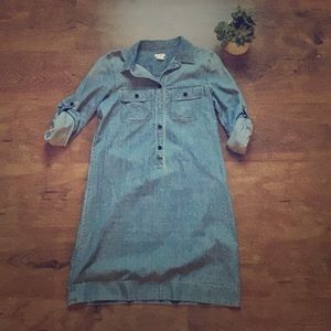 Denim Workwear Shirtdress | J. Crew