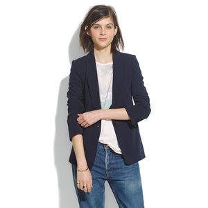 Deep Navy Duskfall Blazer | Madewell