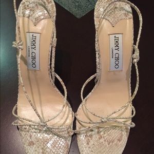 Jimmy Choo Snakeskin Sandals