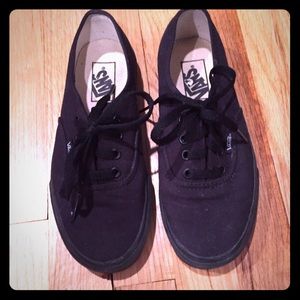 Vans black sneakers