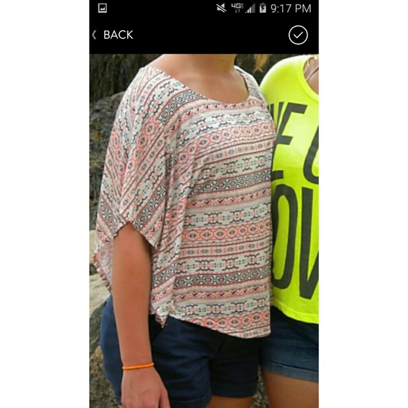 Free flowing tribal top