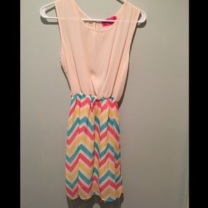 Chiffon Striped dress