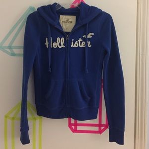 Blue Hollister Jacket