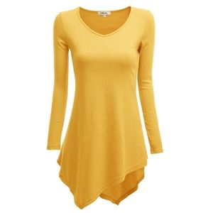 💖 Yellow Tunic Shirt