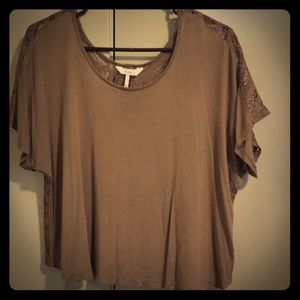 Brown Kirra from Pac Sun loose fitting top.