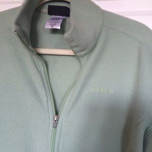Mint green Patagonia zip women's medium fleece