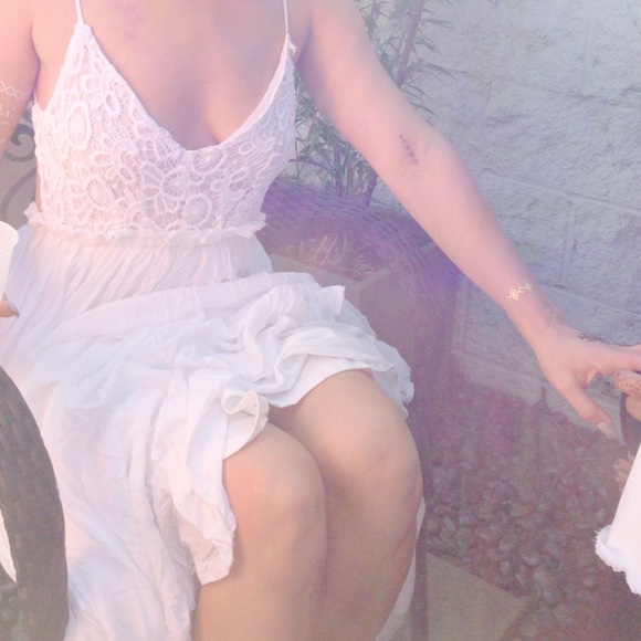 XX The AILANI blossom Backless maxi dress - IVORY - Picture 4 of 4