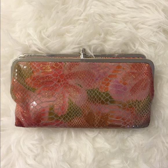 HOBO Clutches & Wallets - Hobo tropical pink blooming flower floral wallet
