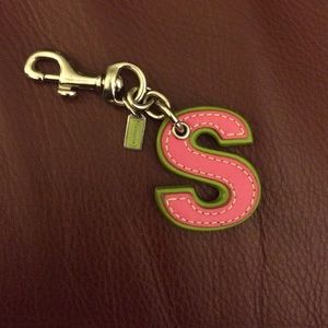 Coach "S" Keychain