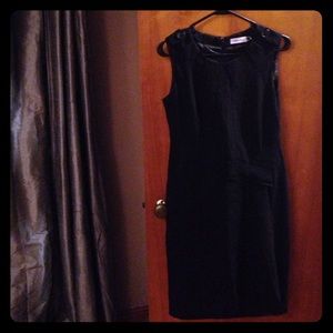 Calvin Klein black sleeveless, size 6.