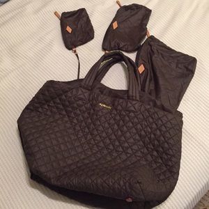 MZ Wallace Large Chocolate Metro Tote