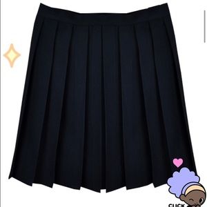 Pleated tennis skirt