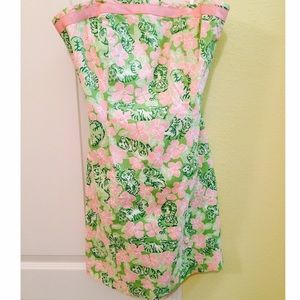 Lilly Pulitzer strapless dress