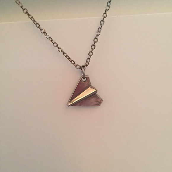Harry Styles paper plane necklace