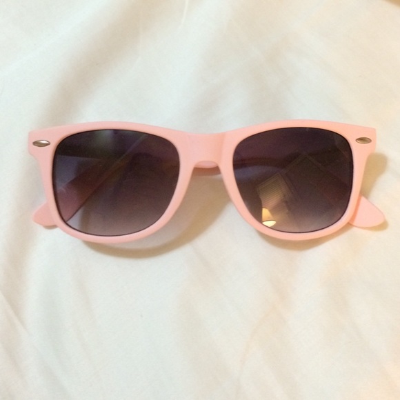 Brand new pink rubber sunglasses
