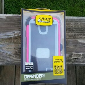 Samsung Galaxy S4 Pink/Grey OtterBox case
