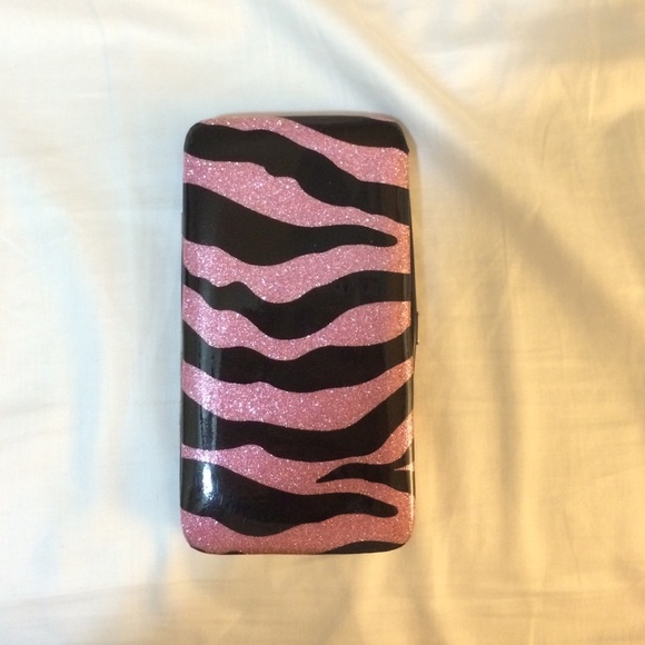 Brand new pink zebra wallet