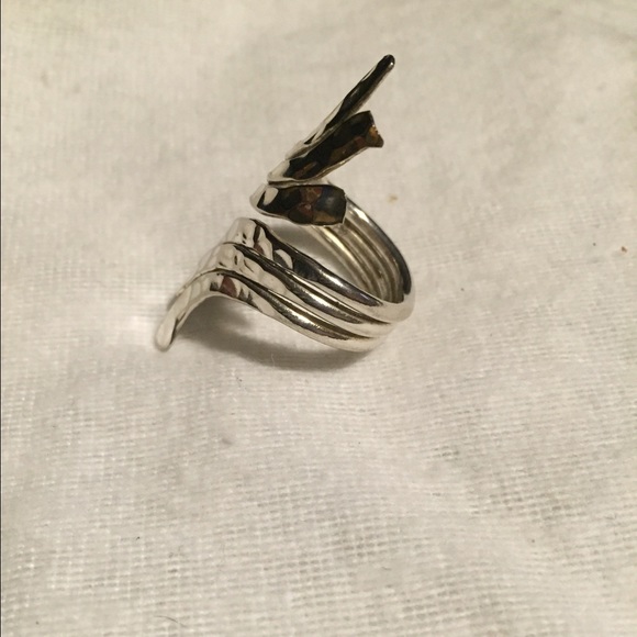 Silver Twisted Ring - Picture 2 of 4