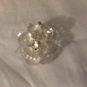 Flower stretchy ring