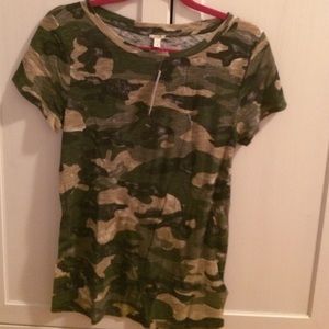 NEW J crew camo shirt
