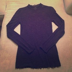 Intimately Free People Black Lace Top