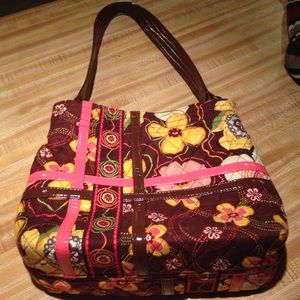Vera Bradley handbag with wristlet