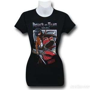 Mikasa Attack on Titan anime t shirt