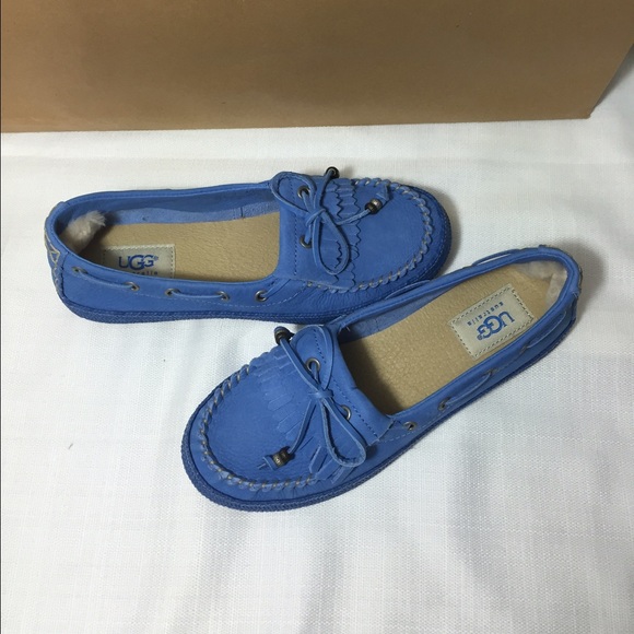Ugg Australia Drina blue flats NIB - Picture 3 of 3