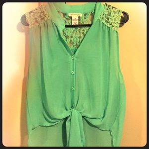Agaci mint green top