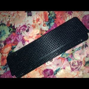 EXPRESS  black jeweled clutch ✨
