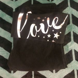 "PINK" 'love' Yoga Pants