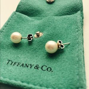 Tiffany & Co pearl earrings