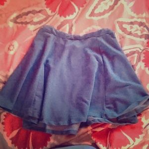 Sky blue skater skirt