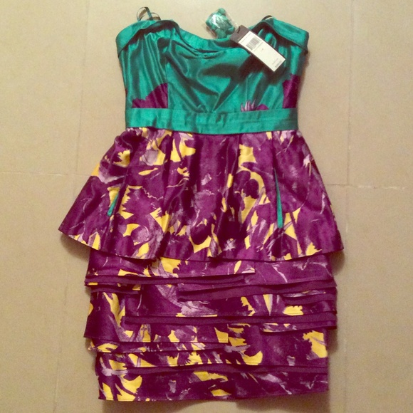 BCBG brand new, strapless dress. Beautiful on!