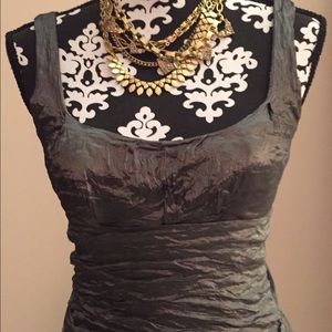 Nicole Miller metallic cocktail dress