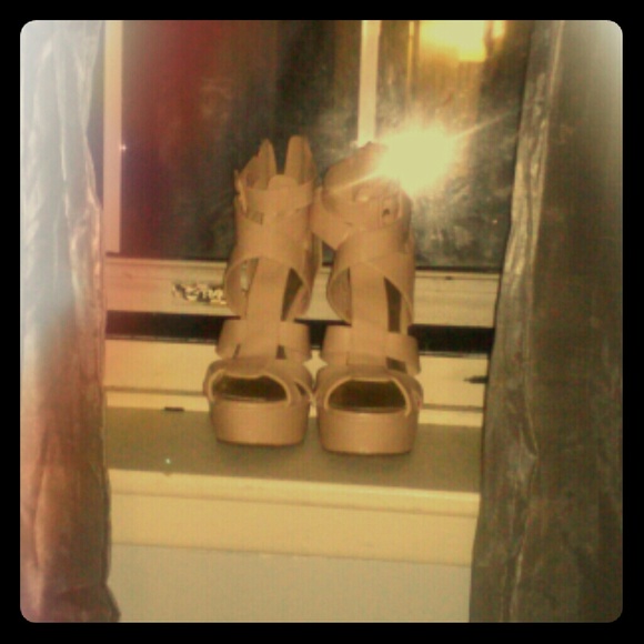 Charlotte Russe Beige High Heels