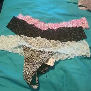 Pink thongs
