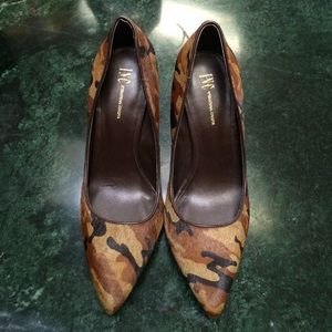 Never Worn Camo "Hair" Stilleto Heels - 6.5