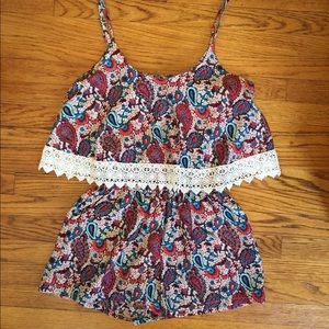 Socialite spaghetti romper