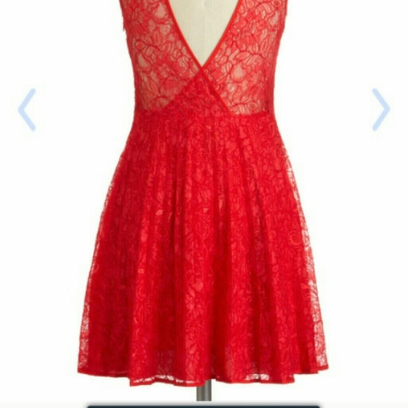 Red dress