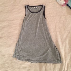 Gray, sparkle detail tank top